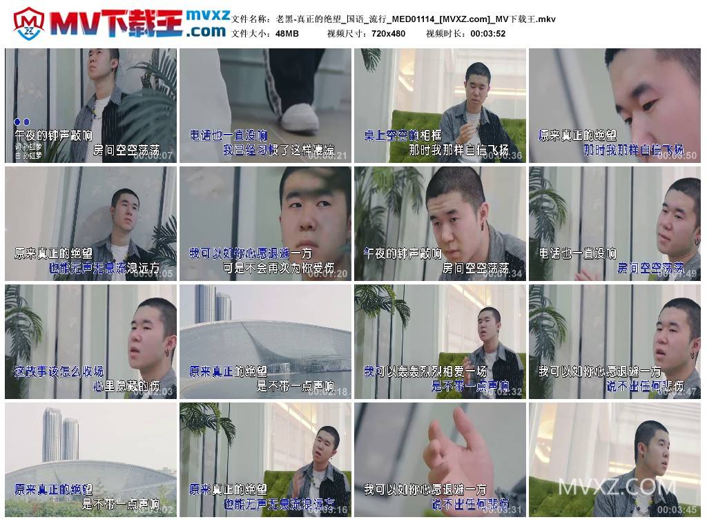 老黑-真正的绝望_国语_流行_MED01114